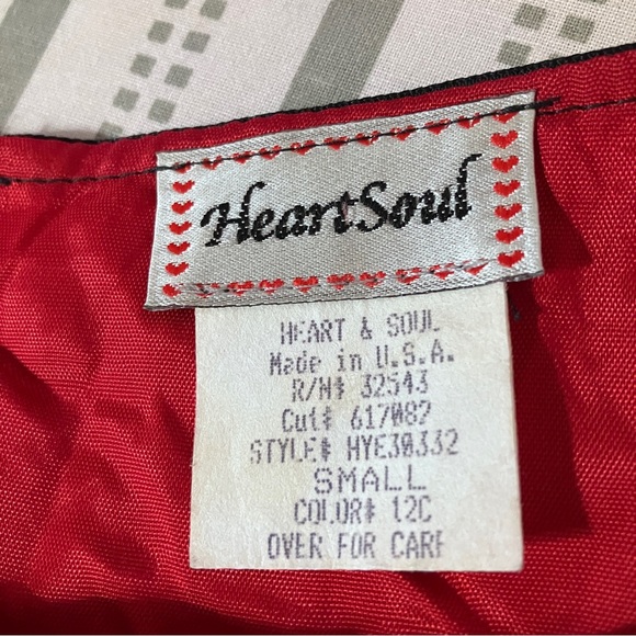 Vintage 90’s Black Mesh Polka Dot A-Line Skirt with Red Satin lining size S - Picture 4 of 6